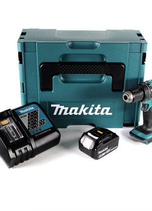 Perceuse à percussion sans fil Makita DHP 456 RG1J 18 V 50 Nm + Makpac + 1 batterie 6,0 Ah + chargeur