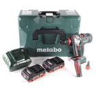 Metabo SB 18 LTX-3 BL Q I Akku Schlagbohrschrauber 18 V 120 Nm Brushless + 2x LiHD Akku 4,0 Ah + Ladegerät + metaBOX