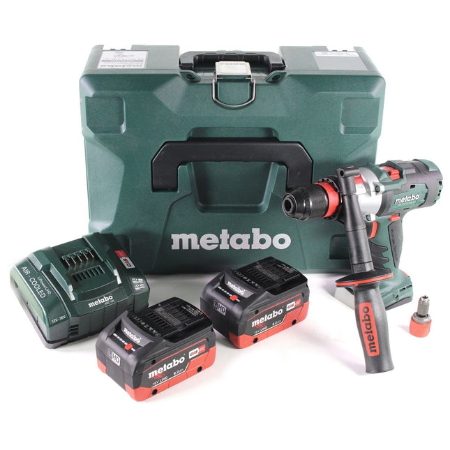 Metabo SB 18 LTX-3 BL Q I Akku Schlagbohrschrauber 18 V 120 Nm Brushless + 2x LiHD Akku 8,0 Ah + Ladegerät + metaBOX