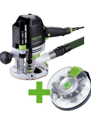 Festool OF 1400 EBQ-PLUS Oberfräse 1400W 70mm Hub ( 574398 ) + Zubehör + Box-OF-S 8/10x HW Fräser Box 10 tlg. + Systainer - Toolbrothers