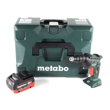 Metabo SE 18 LTX 4000 Akku Trockenbauschrauber 18 V 7 Nm 1/4" + 1x LiHD Akku 5,5 Ah + MetaLoc - ohne Ladegerät