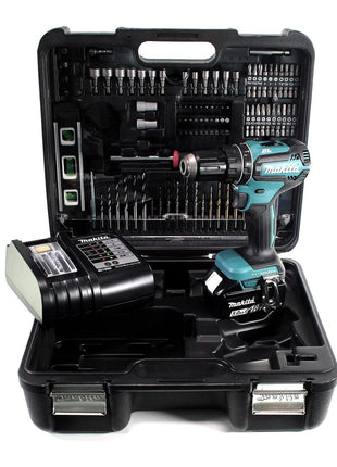 Makita DTD 156 STTK clé à chocs sans fil 18 V 155 Nm + 1x batterie 5,0 Ah + chargeur + jeu d'accessoires 101 pièces + mallette