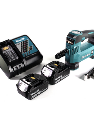 Makita DMP 180 RG Akku Kompressor 18 V 8,3 bar + 2x Akku 6,0 Ah + Ladegerät - Toolbrothers