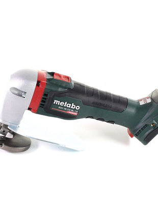 Metabo SCV 18 LTX BL 1.6 Akku Blechschere 18 V Brushless + 1x LiHD Akku 4,0 Ah + MetaLoc - ohne Ladegerät