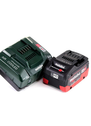 Metabo SCV 18 LTX BL 1,6 Cisaille à tôle sans fil 18V Brushless + 1x Batterie LiHD 5,5 Ah  + Chargeur + Coffret MetaLoc