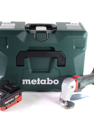 Metabo SCV 18 LTX BL 1.6 Akku Blechschere 18 V Brushless + 1x LiHD Akku 8,0 Ah + MetaLoc - ohne Ladegerät