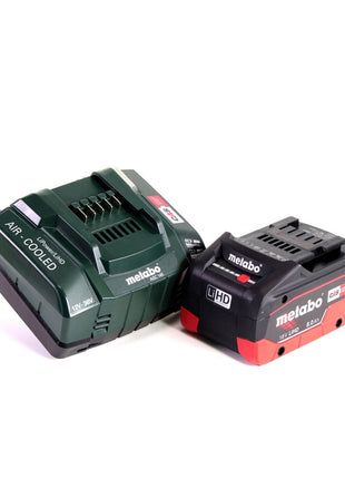 Metabo SCV 18 LTX BL 1,6 Cisaille à tôle sans fil 18V Brushless + 1x Batterie LiHD 8,0 Ah + Chargeur + Coffret MetaLoc