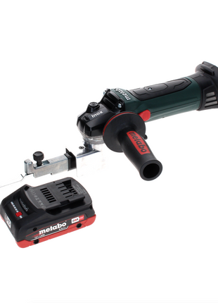 Lima de banda de batería Metabo BF 18 LTX 90 18 V 90 mm + 1x batería LiHD 4,0 Ah - sin cargador