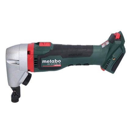 Nibbler de batería Metabo NIV 18 LTX BL 1.6 18 V sin escobillas + 1x batería LiHD 4,0 Ah + metaBOX - sin cargador