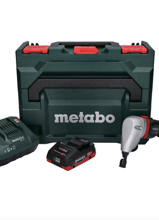 Nibbler de batería Metabo NIV 18 LTX BL 1.6 18 V sin escobillas + 1x batería LiHD 4,0 Ah + cargador + metaBOX