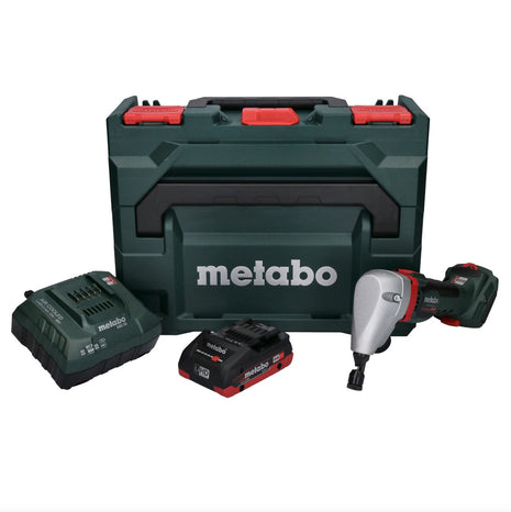 Metabo NIV 18 LTX BL 1.6 Akku Nibbler Knabber 18 V Brushless + 1x LiHD Akku 4,0 Ah + Ladegerät + metaBOX