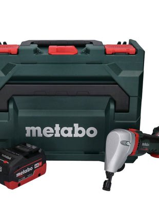 Metabo NIV 18 LTX BL 1.6 Akku Nibbler Knabber 18 V Brushless + 1x LiHD Akku 5,5 Ah + metaBOX - ohne Ladegerät