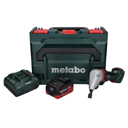 Metabo NIV 18 LTX BL 1.6 Akku Nibbler 18 V Brushless Knabber + 1x LiHD Akku 8,0 Ah + Ladegerät + metaBOX