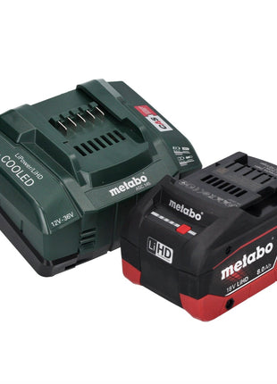 Metabo NIV 18 LTX BL 1.6 Akku Nibbler 18 V Brushless Knabber + 1x LiHD Akku 8,0 Ah + Ladegerät + metaBOX