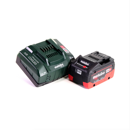 Metabo KHA 18 LTX BL 24 Quick martillo combinado con batería 18 V 2,2 J SDS-plus sin escobillas + 1x batería LiHD 8,0 Ah + cargador + MetaLoc