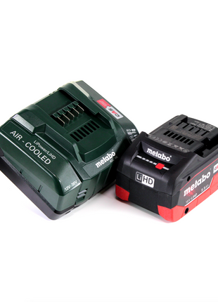 Metabo GA 18 LTX Akku Geradschleifer 18 V + 1x LiHD Akku 5,5 Ah + Ladegerät + MetaLoc