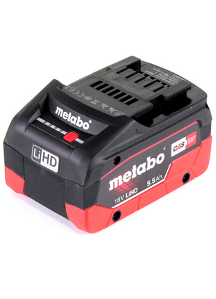 Juego básico de adaptador de corriente para batería Metabo PA 14.4-18 LED-USB con 1 batería LiHD de 5,5 Ah - sin cargador