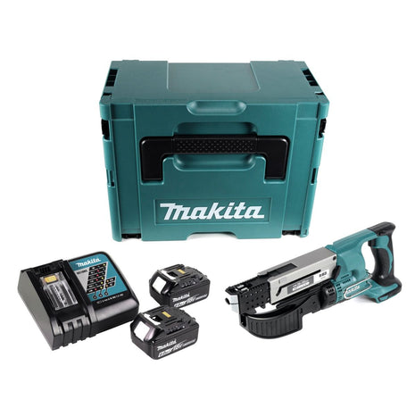 Makita DFR 550 RGJ wkrętarka akumulatorowa 18 V 25 - 55 mm + 2x akumulator 6,0 Ah + ładowarka + Makpac