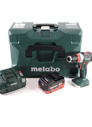 Taladro atornillador a batería Metabo BS 18 L BL Q 18 V 60 Nm sin escobillas + MetaLoc + 1 batería LiHD de 5,5 Ah + cargador