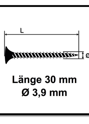 Senco DS5525-AC DuraSpin Magazinschrauber 600 W 25 - 55 mm 11 Nm + Koffer + 2000x Magazinschrauben 3,9 x 30 PH2 Feingewinde