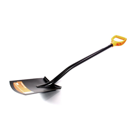 Fiskars ErgoComfort Solid Gärtnerspaten Gartenspaten rund ( 131403 ) ergonomischer Stiel mit Trittfläche