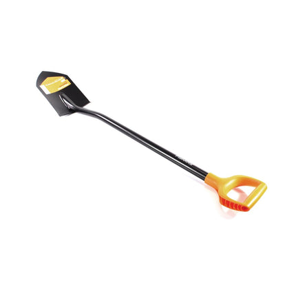 Fiskars Solid Gärtnerspaten Gartenspaten spitz ( 131413 ) ergonomischer Stiel mit Trittfläche