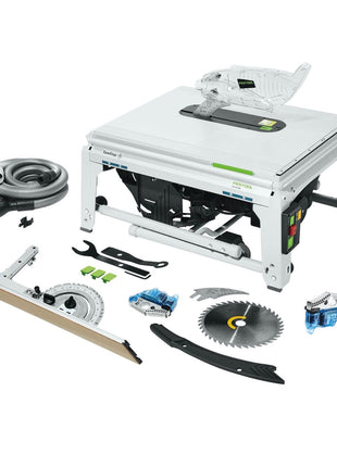 Festool TKS 80 EBS Scie circulaire sur table, 254 mm, 2200 watts + Cartouche KT-TKS 80 avec technologie SawStop (575851) (575781)