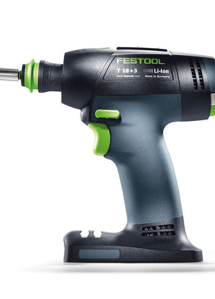 Festool T 18+3 Basic Akku Bohrschrauber 18 V 50 Nm Brushless Solo + systainer ( 576448 ) + Winkelvorsatz DD-AS - ohne Akku, ohne Ladegerät ( Nachfolger von 574763 )