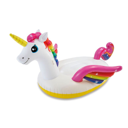 Intex Mega Unicornio Juguete Acuático Isla de Baño 287x193 cm (57291EU) Hinchable de Vinilo