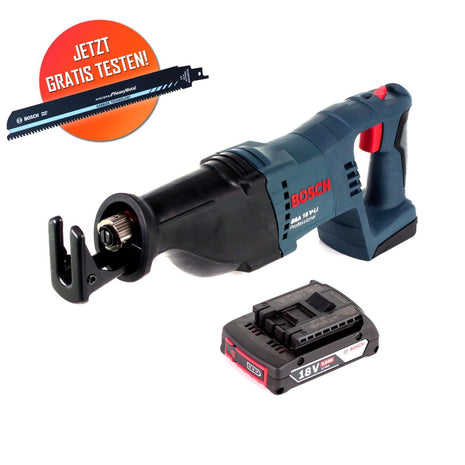 Lame de scie sabre Carbide Bosch gratuite Bosch GSA 18V-LI Scie sabre sans fil 18 V + 1x batterie 2,0 Ah - sans chargeur