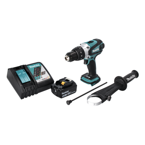 Taladro percutor inalámbrico Makita DHP 458 RG1 18 V 91 Nm + 1x batería 6,0 Ah + cargador