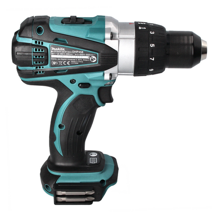 Makita DHP 458 RG cordless impact drill 18 V 91 Nm + 2x rechargeable battery 6.0 Ah + charger
