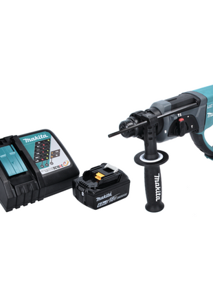 Makita DHR 202 RG1 Akumulatorowy młot udarowo-obrotowy 18 V 2,0 J SDS Plus + 1x akumulator 6,0 Ah + ładowarka