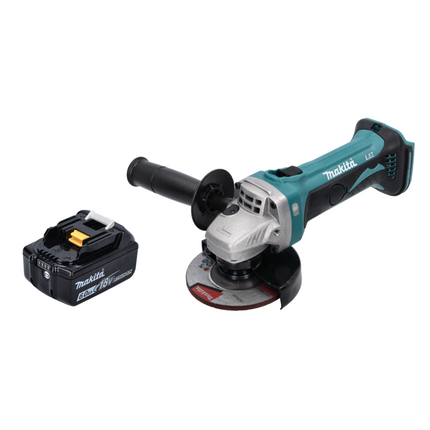 Amoladora angular sin cable Makita DGA 452 G1 18 V 115 mm + 1x batería recargable 6,0 Ah - sin cargador