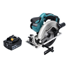 Makita DSS 611 G1 Akku Handkreissäge 18 V 165 mm + 1x Akku 6,0 Ah - ohne Ladegerät