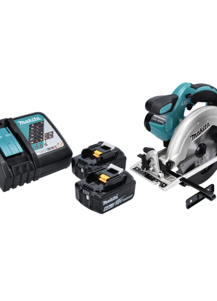 Makita DSS 611 RG Akku Handkreissäge 18 V 165 mm + 2x Akku 6,0 Ah + Ladegerät