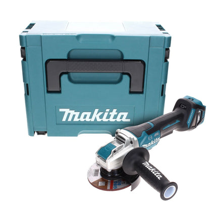 Makita DGA 519 ZJ Akku Winkelschleifer 18 V 125 mm Brushless X-Lock Solo + Makpac - ohne Akku, ohne Ladegerät