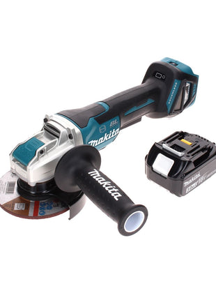 Makita DGA 519 F1 Akku Winkelschleifer 18 V 125 mm Brushless X-Lock + 1x Akku 3,0 Ah -  ohne Ladegerät