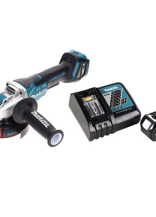 Makita DGA 519 RF1 Akku Winkelschleifer 18 V 125 mm Brushless X-Lock + 1x Akku 3,0 Ah + Ladegerät