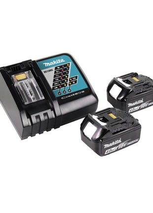 Makita DGA 519 RMJ amoladora angular a batería 18 V 125 mm sin escobillas X-Lock + 2x batería 4,0 Ah + cargador + Makpac