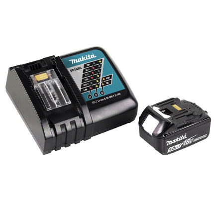 Makita DGA 519 RT1 Akku Winkelschleifer 18 V 125 mm Brushless X-Lock + 1x Akku 5,0 Ah + Ladegerät