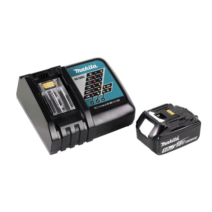 Makita DGA 519 RT1J Smerigliatrice angolare a batteria 18 V 125 mm Brushless X-Lock + 1x batteria ricaricabile 5,0 Ah + caricabatterie + Makpac