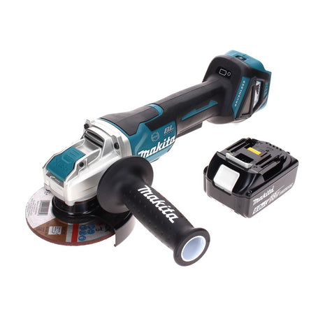 Makita DGA 519 G1 Meuleuse d'angle sans fil 18 V 125 mm Brushless X-Lock + 1x batterie 6,0 Ah - sans chargeur