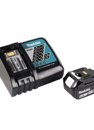 Amoladora angular a batería Makita DGA 519 RG1 18 V 125 mm sin escobillas X-Lock + 1x batería 6,0 Ah + cargador