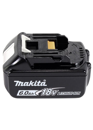 Makita DGA 519 G1J Akku Winkelschleifer 18 V 125 mm Brushless X-Lock + 1x Akku 6,0 Ah + Makpac - ohne Ladegerät