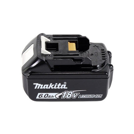 Makita DGA 519 G1J Smerigliatrice angolare a batteria 18 V 125 mm Brushless X-Lock + 1x batteria ricaricabile 6,0 Ah + Makpac - senza caricabatterie