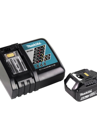 Makita DGA 519 RG1J amoladora angular a batería 18 V 125 mm sin escobillas X-Lock + 1x batería 6,0 Ah + cargador + Makpac