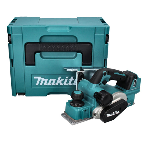 Makita DKP 181 ZJ Pialla a batteria 18 V 82 mm + Makpac - senza batteria, senza caricatore