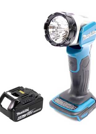 Makita BML 802 G1 Akku Lampe für 14,4 und 18 V Akkus + 1x Akku 6,0 Ah - ohne Ladegerät