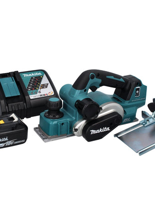 Makita DKP 181 RM1 Raboteuse pliante à batterie 82 mm 18 V sans balais + 1x batterie 4,0 Ah + chargeur